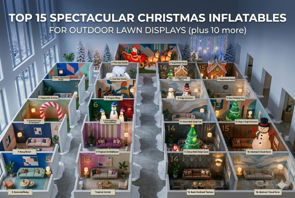 Top 15 Spectacular Christmas Inflatables for Outdoor Lawn Displays