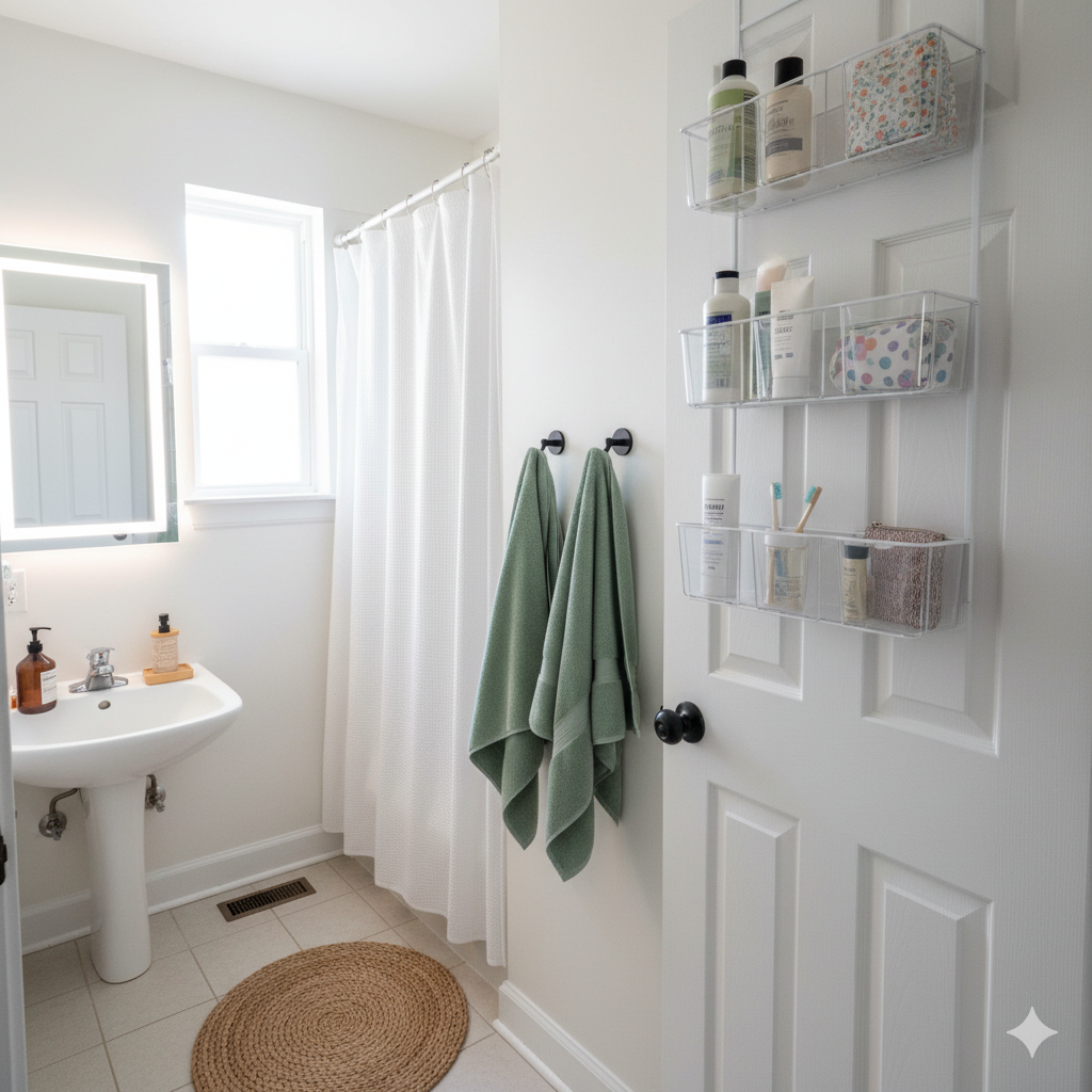 TOP 14 Essential College Dorm Bathroom Ideas for Organization and Style