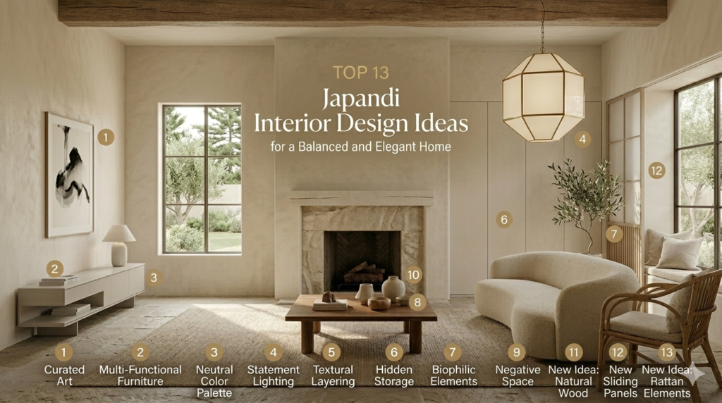 TOP 13 Japandi Interior Design Ideas for a Balanced and Elegant Home
