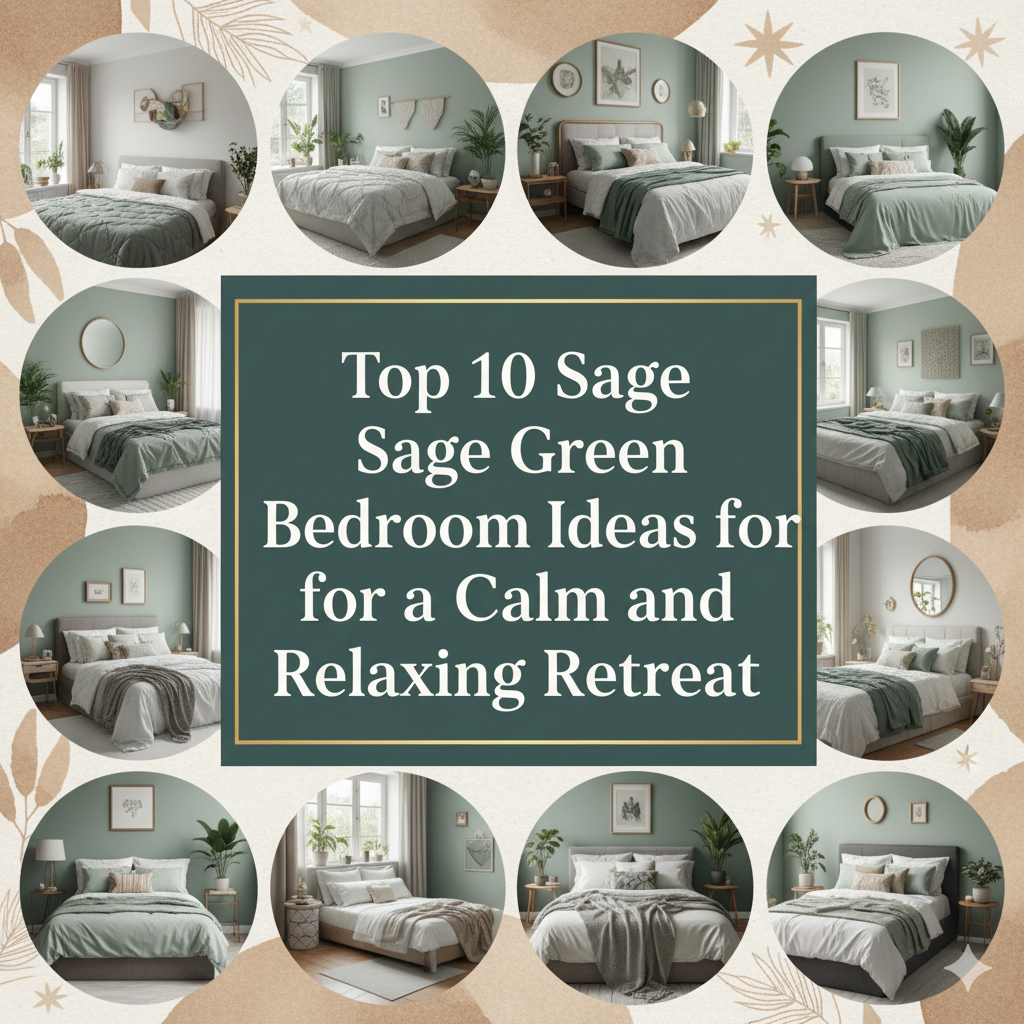 Top 10 Sage Green Bedroom Ideas for a Calm
