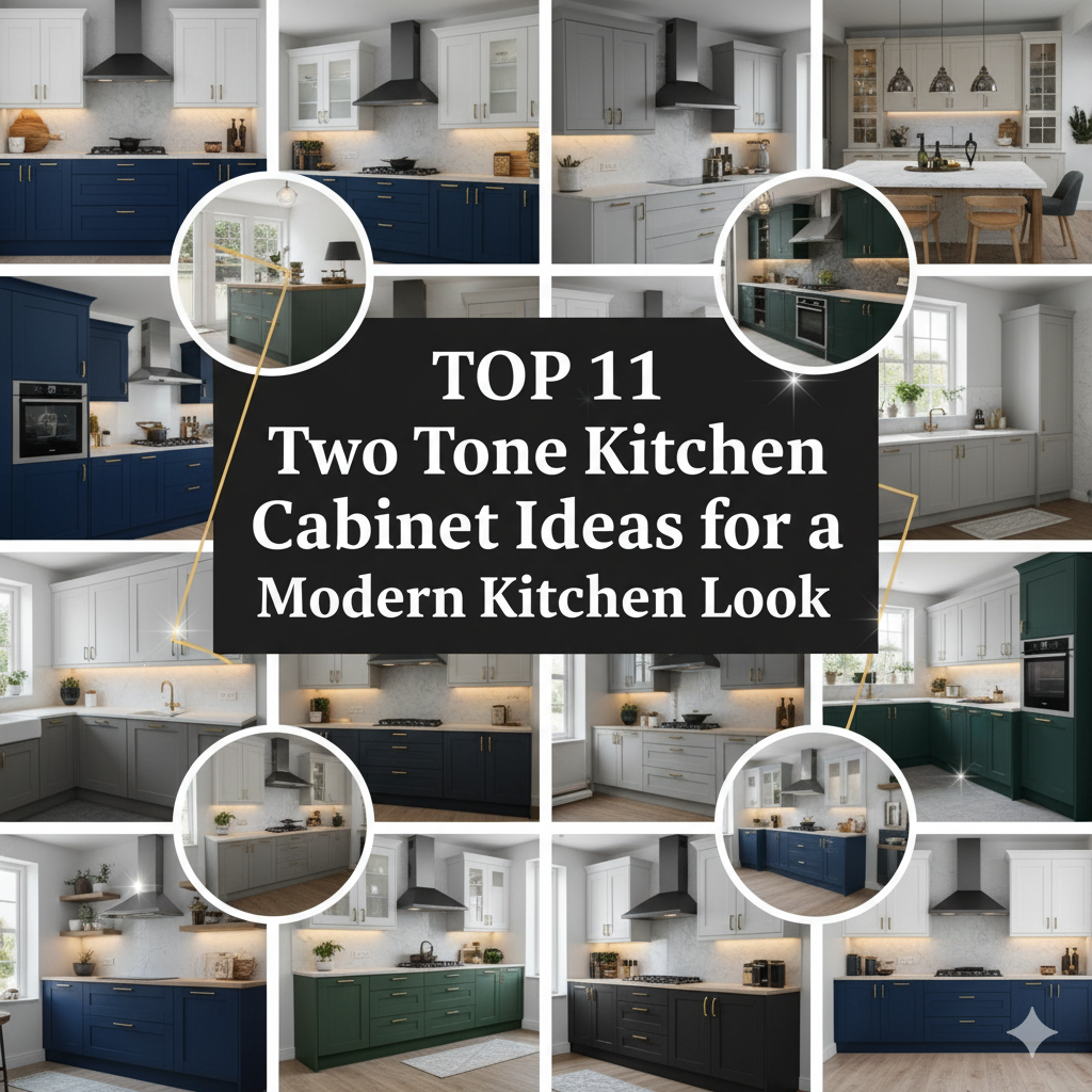 TOP 11 Two Tone Kitchen Cabinet Ideas for a Modern Kitchen Look